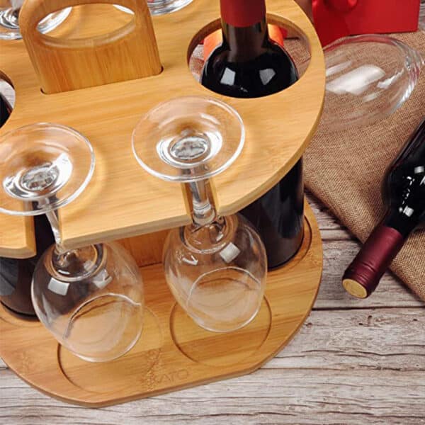 Porte-verre-vin-en-bambou-et-bois-support-de-verre-de-s-chage-porte-gobelet-suspendu Porte-verre-vin-en-bambou-et-bois-support-de-verre-de-s-chage-porte-gobelet-suspendu